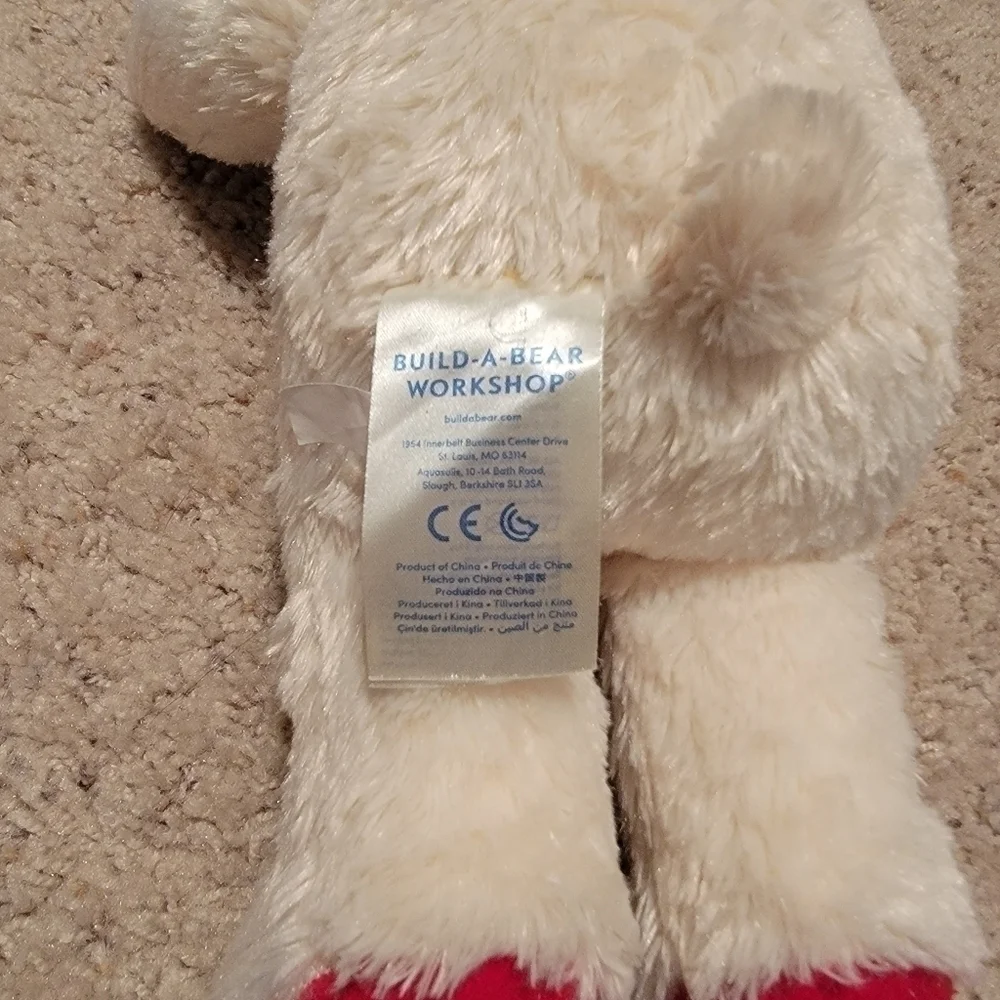 BAB Build-A-Bear Workshop National Teddy Bear Day 2019 Crème White